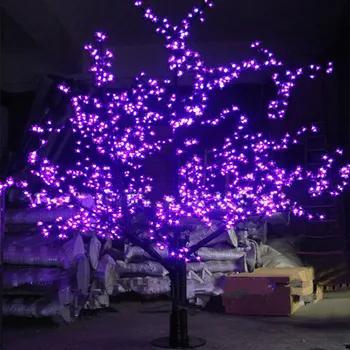 Vestuvės, Kalėdos LED Vyšnių Žiedų Medžiai Šviesos 1,5 m 1,8 m 2m Galima Namų, Lauko, Sodo Kraštovaizdžio Puošmena Lempos Kelių Spalvų