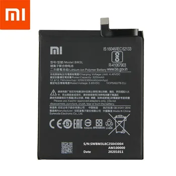 Originalią Bateriją Už Xiaomi 9 MI9 M9 MI 9 BM3L Originali Telefono Akumuliatorius 3300mAh Su Įrankiais