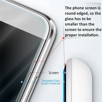 3pcs Premium 3D Ekrano Plėvelė, Stiklas Huawei Honor 8c 8x 8s Apsauginis Stiklas Ant Garbės 8s premjero Grūdintas Stiklas Raštas