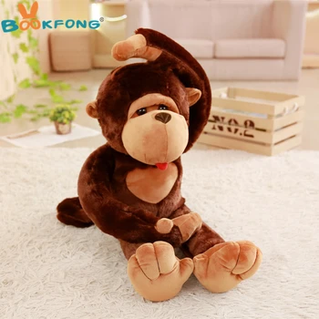 1PC Milžinišką Beždžionė Gibbon Orangutan Įdaryti Lėlės, Pliušiniai Žaislai, Kūdikių Miega Nuraminti Gyvūnų Gorila Lėlė, Vaikams, Gimtadienio, Kalėdų Dovana