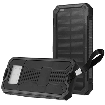 Nešiojamų Greito Įkrovimo DIY Saulės Energijos Banko Atveju Rinkinys Nesurinkti Dalys Kelionės Dual USB Mobiliojo Galia Bankas Atvejais Su Saulės baterijomis