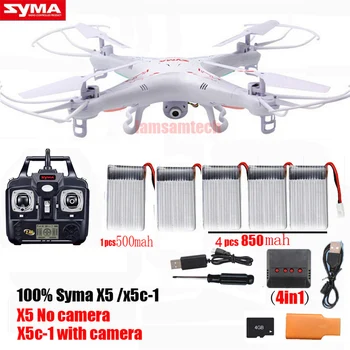 Syma X5C/ x5c-1 RC Quadcopter Drone Su Kamera ar Syma X5 rc sraigtasparnis drone