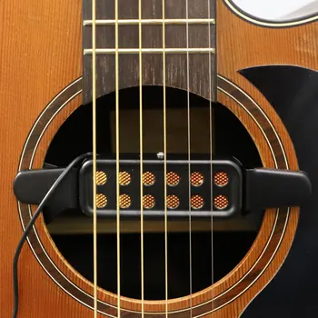 Aukštos kokybės Akustinė Gitara Pikapas Soundhole Clip-On Gitaros Pasiimti Mažai Triukšmo Muzikos Instrumentai, Reikmenys