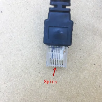 USB Programavimo Kabelis 8PINS už ICOM IC-F310.310S.410 1010 1020 1610 320 420 2010 2020 2610 ir tt automobilių transporto priemonė, radijas su CD tvarkyklės