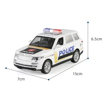 12 Rūšių Legiruotojo Policijos VISUREIGIS Automobilis Žaislo Modelis, 1:32 Garso ir Šviesos Traukti Atgal Off-Road Transporto priemonių, Žaislų Gimtadienio Dovana Vaikams Berniukams Y201