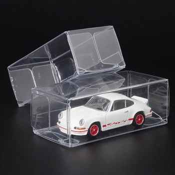 25PCS 1:64 Modelio Automobilių Žaislas Ekranas Dėžutės Plastikinės Sandėliavimo Turėtojas Aišku, Dėžutė Atveju Žaislas Automobilio Modelio Ekrano Apsauga Lauke