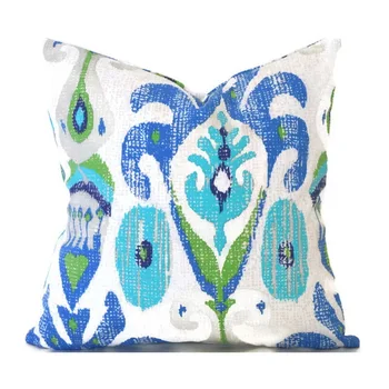 CUSCOV mados naujų gėlių lapai geometrinis žalia lino sofos pagalvėlė padengti apkabinti užvalkalas super minkštos pagalvėlės užvalkalas