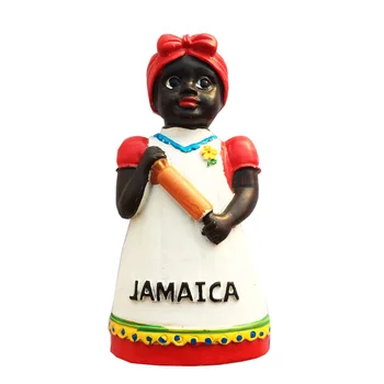 Jamaika Šaldytuvas Magnetai, Suvenyrai, Kultūrinio Kraštovaizdžio Laisvalaikio Atostogų Vertus-dažytas Dekoratyvinis Menas ir Amatai, Šaldytuvas Lipdukas