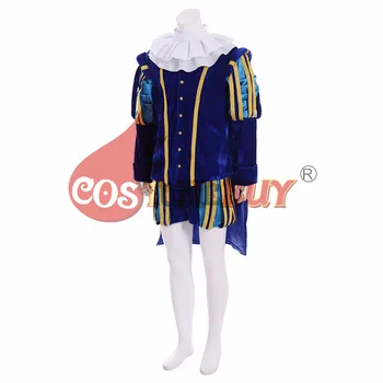 Costumebuy Viktorijos Karališkasis Tudor Karalius Cosplay Kostiumų Renesanso, Viduramžių Princas Elizabethan operos Spektaklis Kostiumas Užsakymą