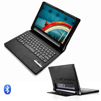Lenovo Jogos Tab Tabletę 3 10 YT3-X50 X50F/M/L 2 1 Slim PU Oda Atveju Stovo Dangtelis+Nuimamas Belaidžio 