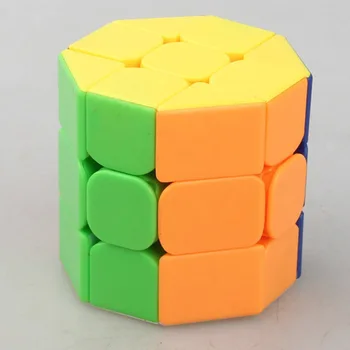 CubeTwist Aštuoniakampis Skiltyje Magijos Kubo Galvosūkį Kubo Intelektualūs Žaislai, Spalvinga Stickerless Magico Cubo Žaislai Chidren
