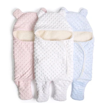 Kūdikių Medvilnės Gauna Antklodės 0-12M Kūdikis, Naujagimis Kūdikis, Minkšta Oda-draugiškas Žiemos Miego Patalynė Suvystyti Wrap Bebe miegmaišiai