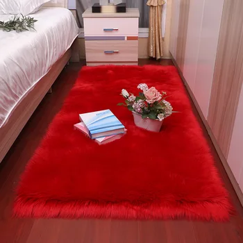 Ilga vilna Gyvenamasis kambarys/miegamasis Kilimas neleidžiančioms slysti minkštas 80cm * 180 cm kilimų mat Raudona balta rausva, mėlyna ruda 15 spalvų Skalbti
