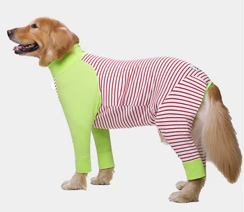 Vidutinis Didelis Šunys Pižama Naminių Šunų Drabužius Jumpsuit Šunų kostiumų Kailio Šunims Animacinių filmų spausdinti Drabužiai, Marškinėliai ropa perro