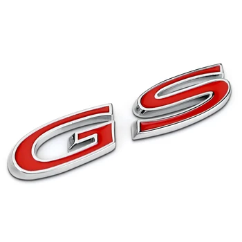Automobilių Lipdukas Logotipas Ženklelis Buick Regal GS Raidžių Metalo Raudona 7.5x1.7cm Tuning Auto Automobilis Optikos Reikmenys
