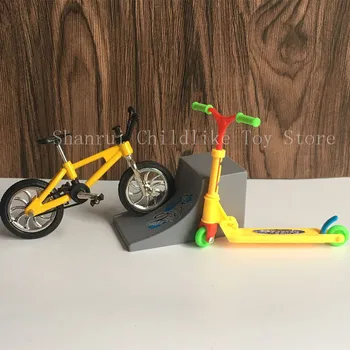 Karšto Pardavimo Mini Scooter Dviejų Ratų Paspirtukas Vaikų Švietimo žaislai, metaliniai mini piršto bikebicycle modelis žaislai berniukams