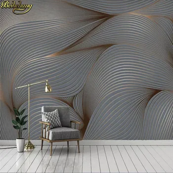 Beibehang Užsakymą tapetai 3D modernus minimalistinio Šiaurės abstrakti akvarelė ranka-dažytos plunksnų TV freskos fone sienos popieriaus