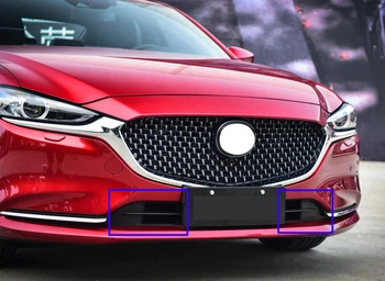 Dėl Mazda 6 Atenza Mazda6 2018 2019 2020 Iš Nerūdijančio Plieno Priekinės Grotelės Akcentas Padengti Apatinę Akies Apdaila Liejimo Optikos Bezel Garnyras