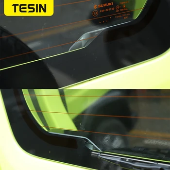 TESIN Juoda Automobilio Galinio Stiklo Šildymo Vielos Apdailos Dangtelį Lipdukai Suzuki Jimny 2019+ Interjero Priedai