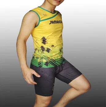 2012 M. Naujų Įrašų Usain Bolt Badiace Žmogus Greitai Veikia Atskirą Gabalas Greitis Atitiktų Profesionalių Sportininkų, Kelio Srityje Singlet