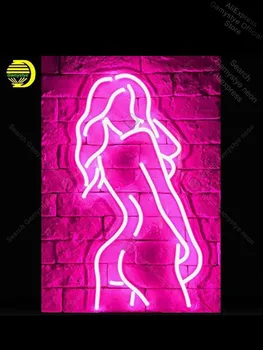 Neoninė lempa mergina Neoninis Ženklas neoninės lemputės Pasirašyti Stiklinis Vamzdelis Viešbutis neoninės šviesos, Poilsio rožinis Alaus Asmeninį Užsakymą Neoninis Ženklas apsivaikuoti