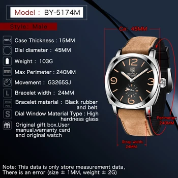 2020 BENYAR Viršuje Nauja vyriškos Prabangos Automatinis Mechaninis laikrodis Mens Vandeniui Laikrodžiai Karinės sporto Laikrodžiai Reloj Hombre
