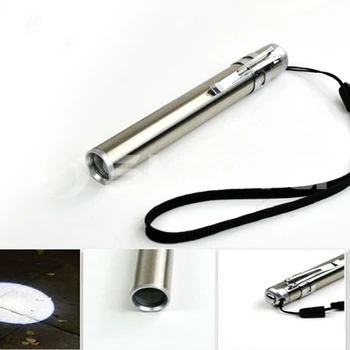 100vnt/daug Nešiojamų Mini LED Žibintuvėlis Žibintuvėlis Šviesos Įkrovimo Apvalus Mėnulio Formos Pen Šviesos Naktį, Šviesos, Lauko Kempingas