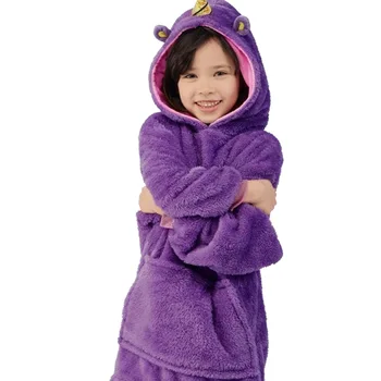 2020 Prekės Vaikams Antklodė Hoodies Puloveris Namų Vaikai Žiemą, Rudenį, Vilnos Marškinėlius naminių Gyvūnėlių Formos Nešiojami Šiltas Storas Drabužių