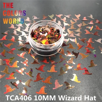 TCT-450 Wizard Hat 10MM Nagų Blizgučiai Nagų Dailės Apdailos Chna Masažuoklis Amatai 