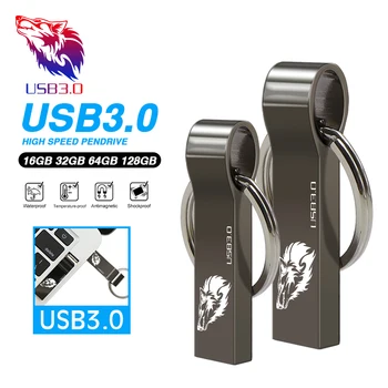 Metalinė USB atmintinė 8G 16GB 32GB 64GB 128G Nustatyti Pen Drive USB Atminties kortelėje, U disko dovana