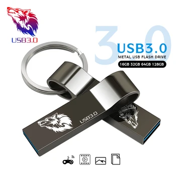 Metalinė USB atmintinė 8G 16GB 32GB 64GB 128G Nustatyti Pen Drive USB Atminties kortelėje, U disko dovana