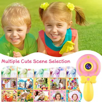 Vaikai Skaitmeninė Kamera, 2 Colių 8MP HD Stebuklinga Lazdele Kūrybos Vaikams Kamera Vaikams atsparus smūgiams Rankinį Vaikų Selfie Toy Kamera Geriausia