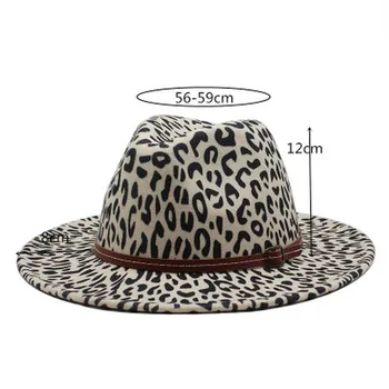 Fedoras skrybėlės leopard 