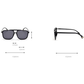 Peekaboo didelis rėmo akiniai nuo saulės vyrams poliarizuota juoda tr90 vairavimo uv400 baltas kvadratas saulės akiniai moterims aikštėje aukštos kokybės