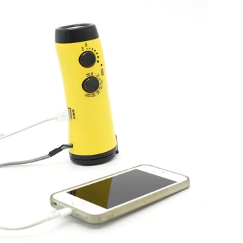 Nešiojamų Pagalbos LED Žibintuvėlis Žibintuvėlis USB Įkrovimo Lauko Kempingas Šviesos