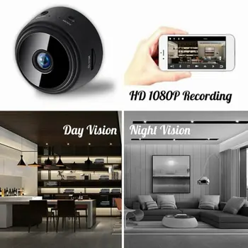 A9 Belaidžio Namų Stebėjimo Kamera, Wireless Wifi Smart Kamera HD 1080P Patalpų Lauko Namuose Mažas Cam Saugumo Cam