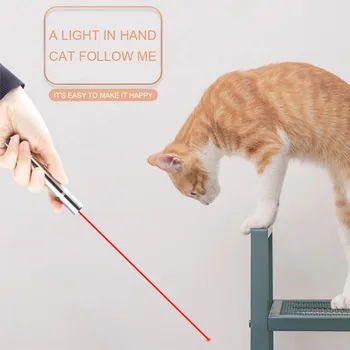 Katė Interaktyvus Lazerio Lazdos Pet Žaislas Su USB Imti Su Įvairių Modelių PetsTraining Žaislas šviesos Pen Prekes