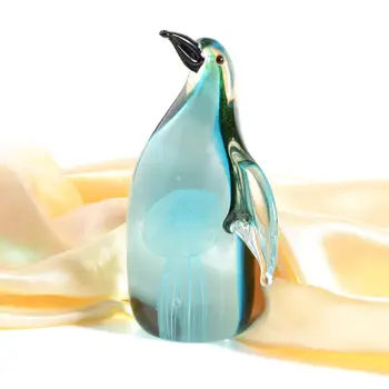 Individualiems Poreikiams Pritaikytos Rankų Darbo Penguin Art Stiklo Medūzos Gyvūnų Statulėlės, Kolekcionavimas Namų Puošyba, Stalo Romantiškas Dekoro