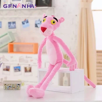 Karšto Pardavimo Žaislai Plaything Mielas Neklaužada Pink Panther Pliušinis Įdaryti Žaislas, Lėlė Namų Dekoro Gimtadienio Dovana Vaikams 40CM