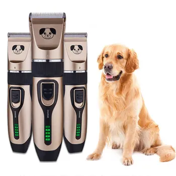 Elektros Šunų Plaukų Žoliapjovės Pet Profesinės Viliojimo Mašina Įkraunama Skustuvai, Plaukų Cutter Kačių Ir Šunų Kirpimas Clipper