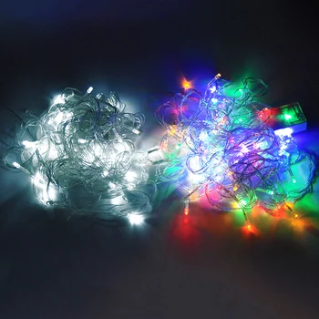 LED Eilutės Šviesos Daugiaspalvis Šviesos Vandeniui Sode Šalis Vestuvių Lauko Atostogų Apdailos Kalėdų Medžio Apdaila