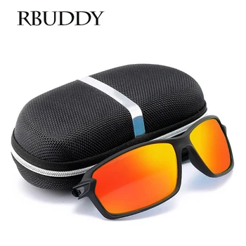 RBUDDY Unisex Optinis Prekės ženklo Dizainas Poliarizuoti Akiniai nuo saulės Vyrų Mados Sportas Akiniai, Saulės Akiniai Kelionės Žvejybos Oculos Gafas De Sol