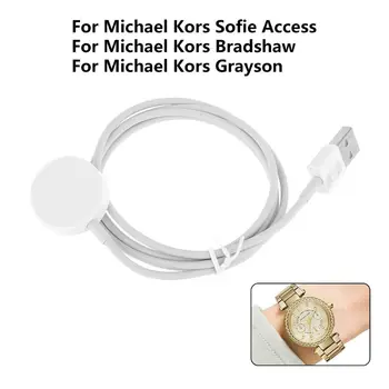 Nešiojamų Įkrovimo Stovas Dokas Smart Žiūrėti Įkroviklio Kabelį Michael Kors Prieigos Smartwatch Priedai