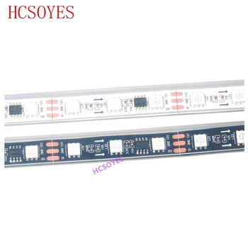 DC12V 5M WS2811 LED pikselių juostelės šviesos Rgb Full 5050 Led juostelės juostelės lankstus Adresuojamo Skaitmeninis LED juosta 1 Ic Kontrolė 3
