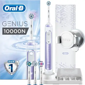 Oral-b Genius Pro 10000N Elektrinis Įkraunamas dantų Šepetėlis Braun 4 Skirtingų Spalvų dizainas