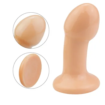 Minkštos gumos penis Penis moterų Silikono analinis kaištis Vibratorių moterų Mini analinis kaištis Erotiniai Ir Seksualiniai Žaislai, Sekso Parduotuvė Asilas žaislas 18