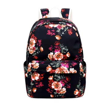 3pcs/set vaikai gėlių mokyklos kuprinė nustatyti kinų stiliaus moteris kelionių kuprinė gėlių mokyklos krepšiai mergaitėms rašikliu, pieštuku maišelį mochil