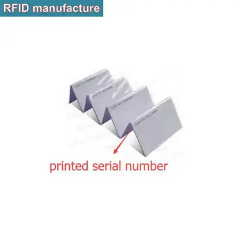 Nemokamai mėginio RFID UHF 5vnt vandeniui Baltos Kortelės ilgo nuotolio Skaityti 15m EPC Gen2/ISO 18000-6C PVC Žymeklį asmeninės transporto priemonės pasiekti
