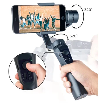 Nelaikykite Telefono rankoje, Gimbal Stabilizatorius 3-Ašis PTZ Trikojo Anti-Shake Smartfon Vlog iPhone/Samsung/Huawei/Xiaomi/Universal