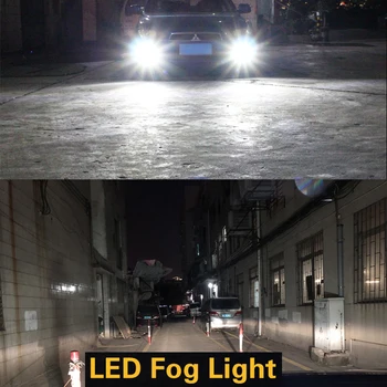 1x LED Rūko žibintų Automobilio Lemputė H8, H11 H16 HB4 HB3 focus mk2 2 civic tinka crv accord 8 corolla 